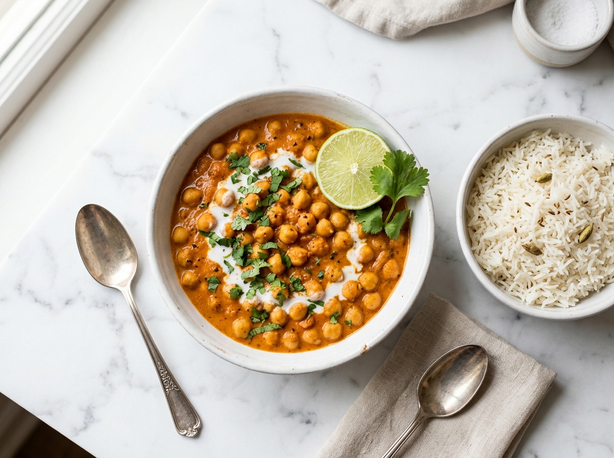 Vegan Chickpea Tikka Masala